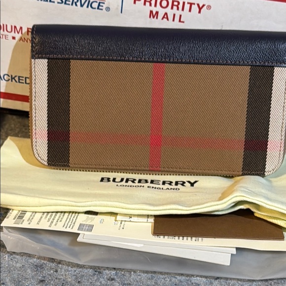Burberry Brown and Black Wallet - Picture 1 of 1